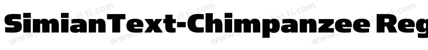 SimianText-Chimpanzee Regular字体转换